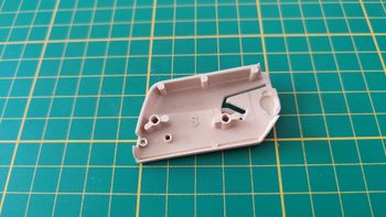 Intérieur porte gauche pièce détachée miniature Bburago burago Porsche 911 Carrera 1993 noir 1/18 1/