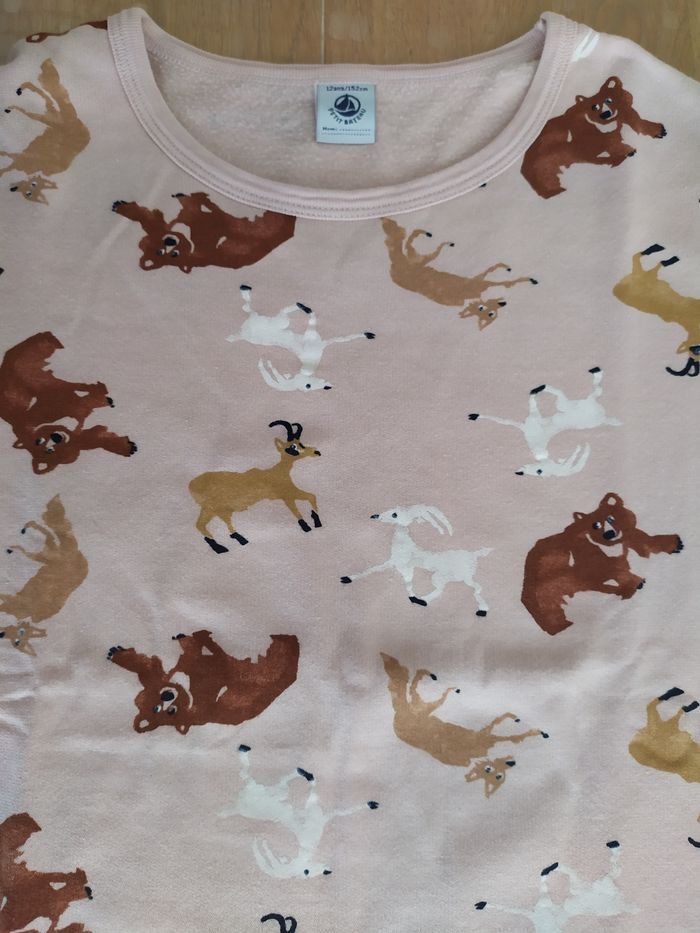 Pyjama chaud animaux Petit Bateau 12 ans - photo numéro 3