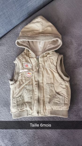 Veste sans manche 6mois