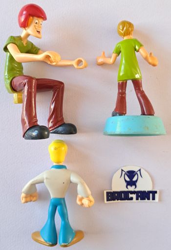 Lot de 3 figurines Scooby Doo Sammy Fred
