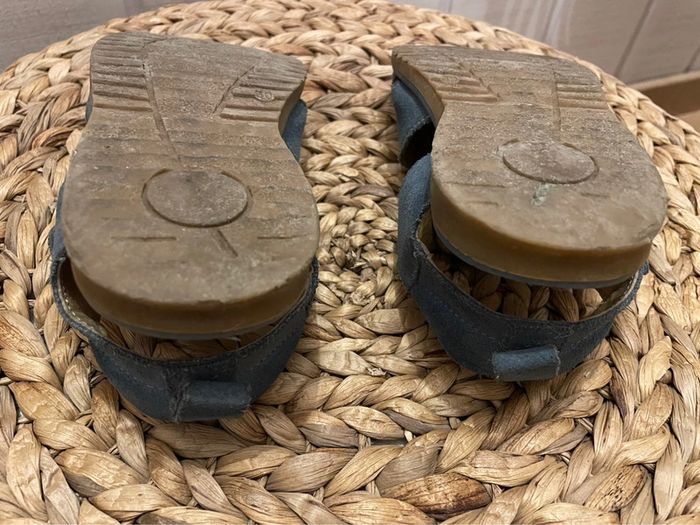 Sandales cuir bleu - Citrouille et compagnie - P30 - photo numéro 9
