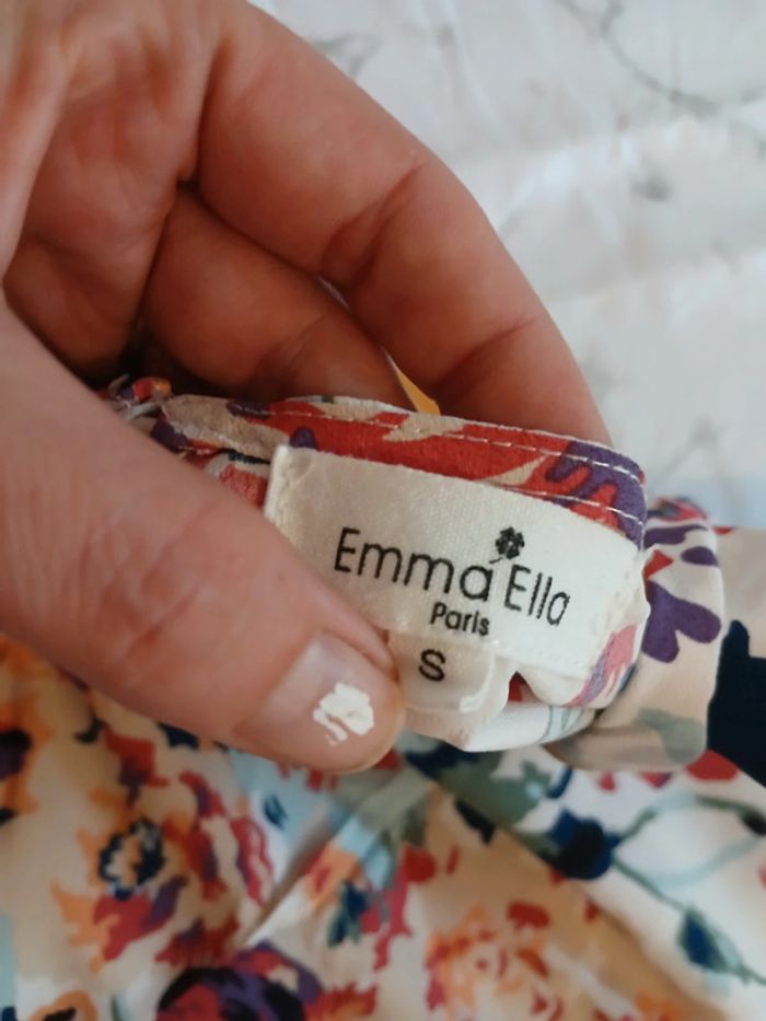 Combi pantalon fleurie Emma & Ella taille S - photo numéro 8