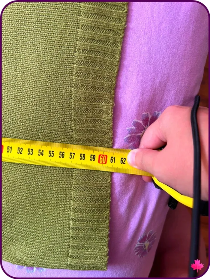 Pull en maille vert olive Mayflower, encolure bateau et boutons - Taille L (T4) - photo numéro 7