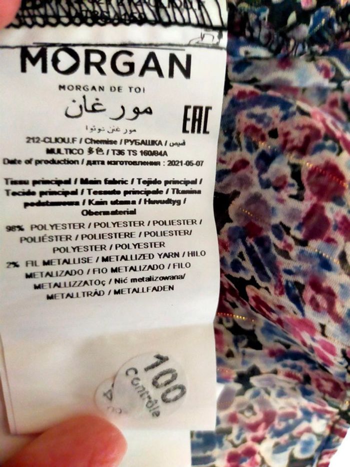 Haut Morgan – Taille S – Rose poudré - photo numéro 7