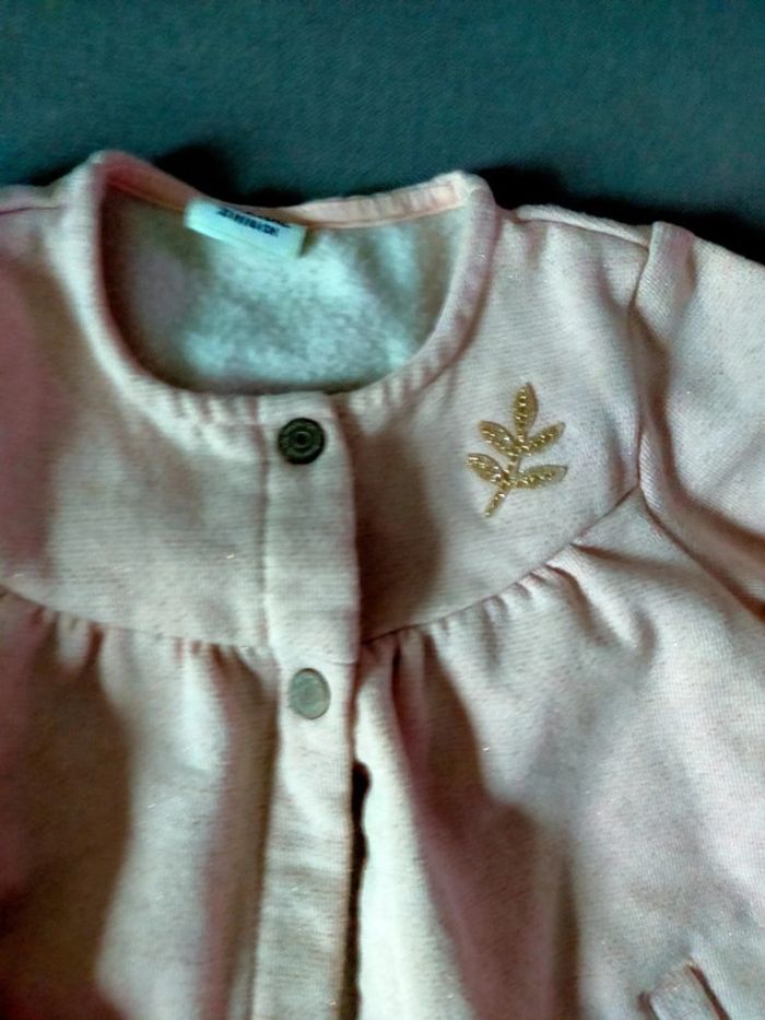 Veste fille Tape à l’œil – Taille 23 mois – Rose poudré - photo numéro 3