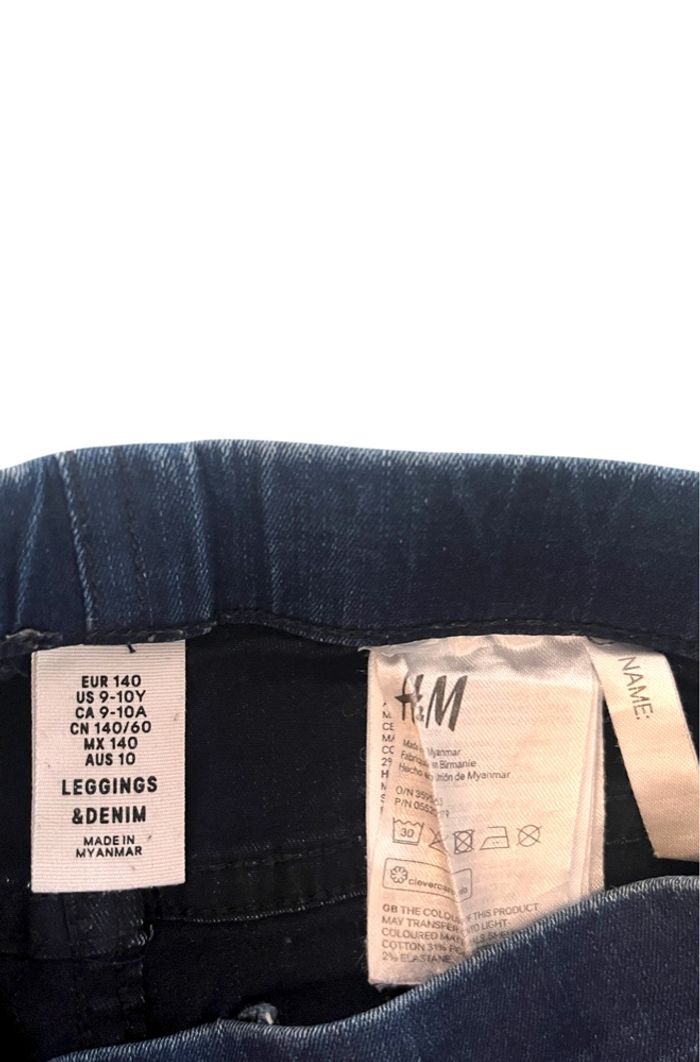 Jeans, pantalon / enfant / fille / 10ans-140cm / bleu / H&M - photo numéro 5