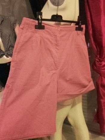 Short/jupe culotte vintage vieux rose