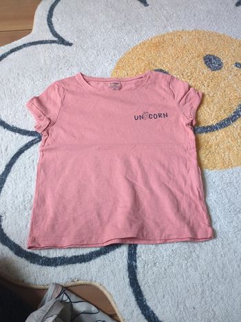 T-shirt rose 6 ans licorne unicorn