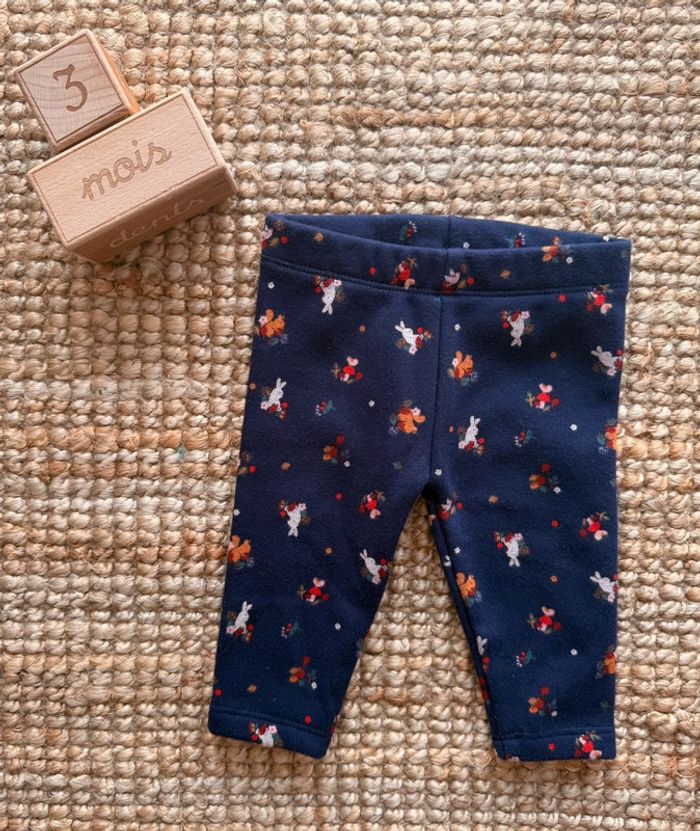 Legging chaud Sergent Major 3mois / 60cm