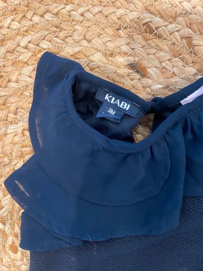 Robe bleu bébé fille 3 mois - photo numéro 2