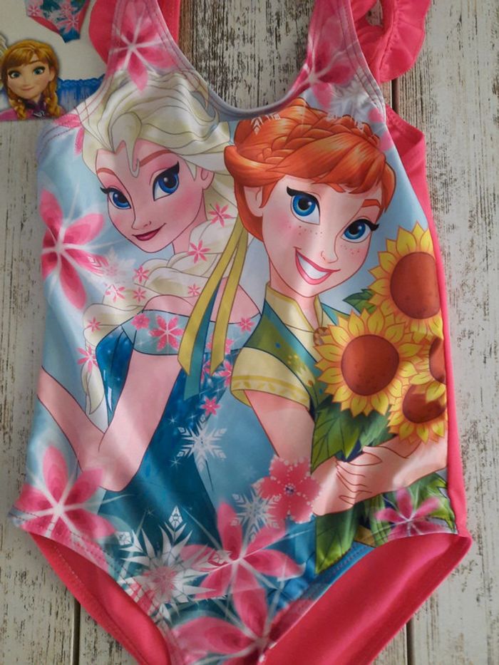 Maillot de bain fichia  reine des neiges taille 122/128 - photo numéro 5