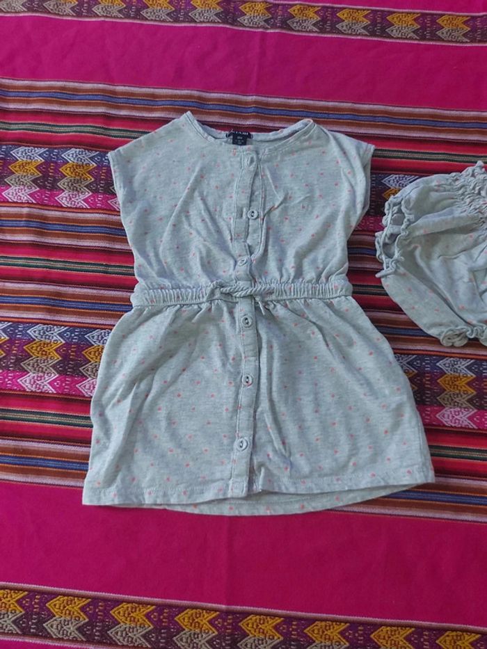 Robe été 18 mois +bloomer