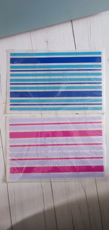 Lot de 4 sets de table en vinyle