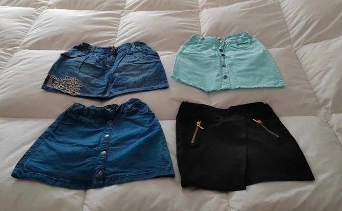 4 jupes 10 ans Kiabi, Nky,Kids by gémo