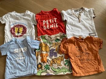 Lot de 6 t-shirt