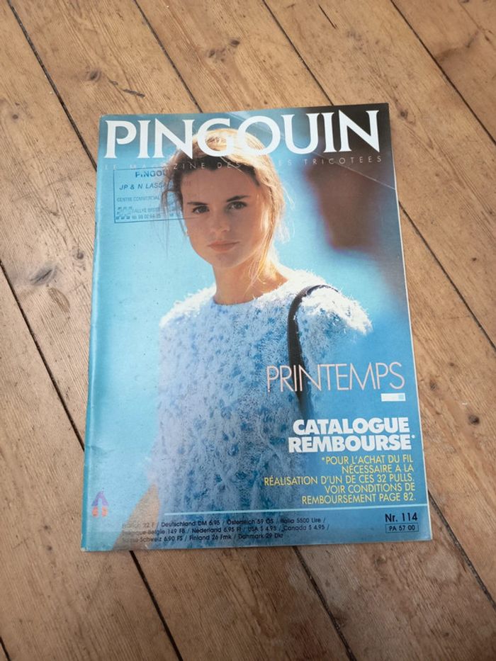 Catalogue tricot pingouin printemps vintage