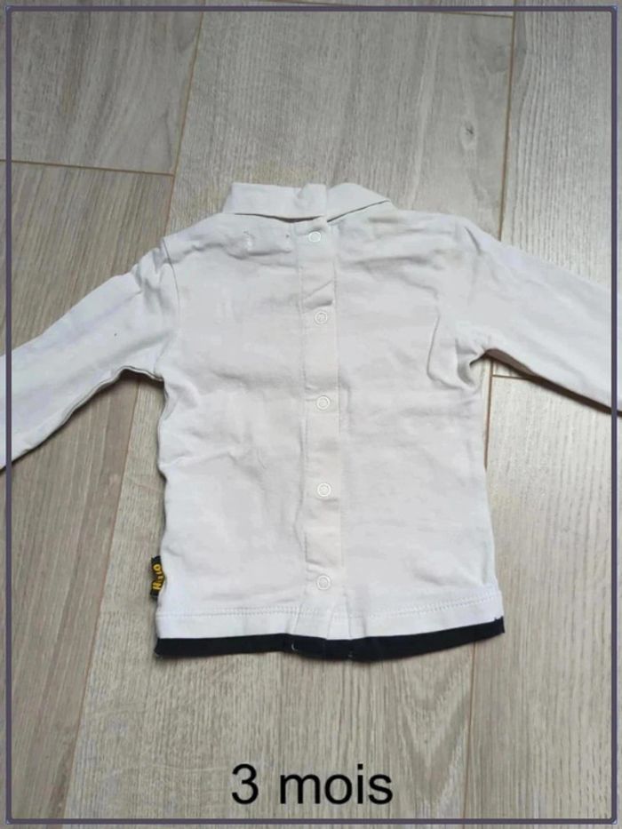T shirt col roulé 3 mois - photo numéro 4