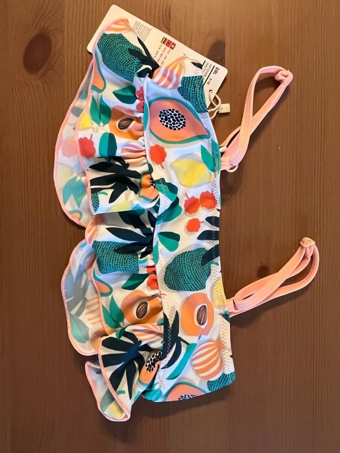 NEUF (non porté) 🏷🩷🩷🩷 superbe maillot de bain 2 pièces 10 ans fille🩷🩷🩷 - photo numéro 6