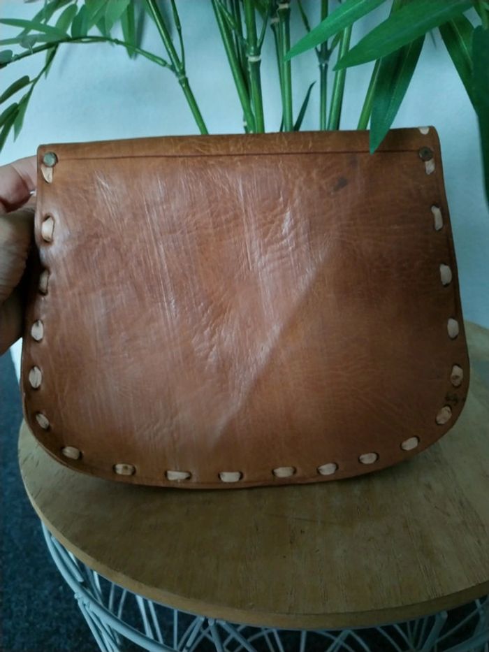 Sac en cuir fabrication artisanale neuf - photo numéro 3