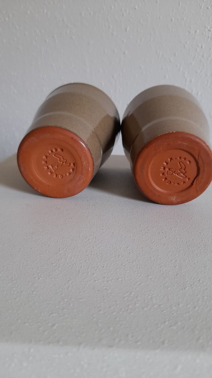 Lot de deux tasses gobelets grès Cermer - photo numéro 5