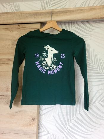 Tee-shirt manches longues fille KIABI - 10 ans - Renne