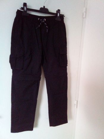 Pantalon toile fine transformable en short