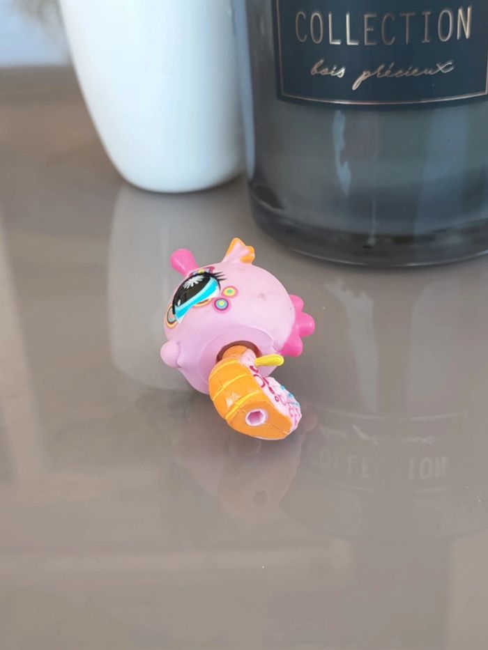 Littlest Pet Shop #1011 pink seahorse sun eyes - photo numéro 3