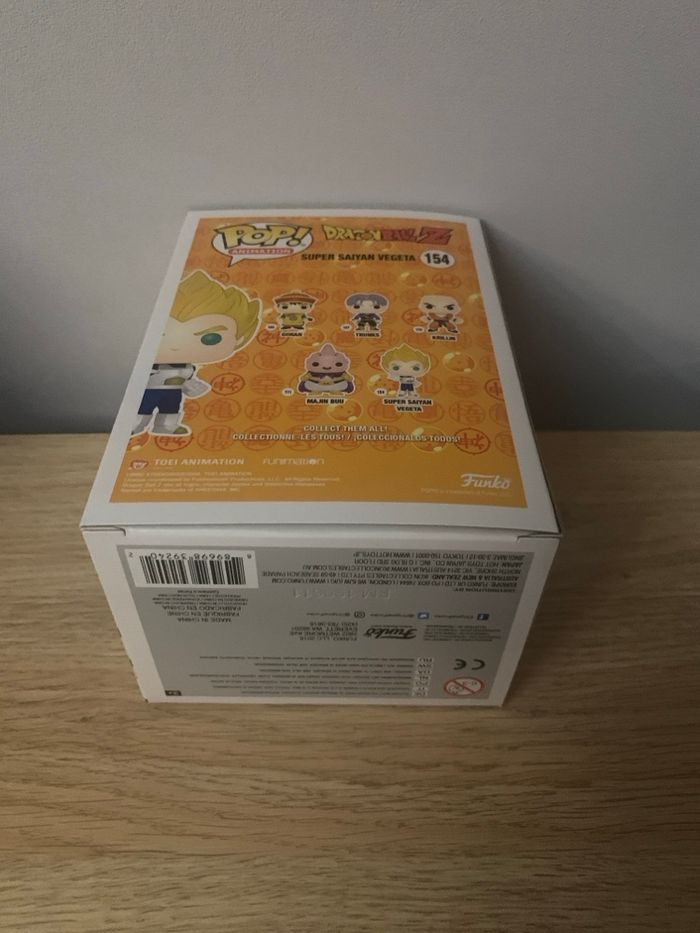 Funko pop DBZ super saiyan vegeta 154 rouge - photo numéro 4