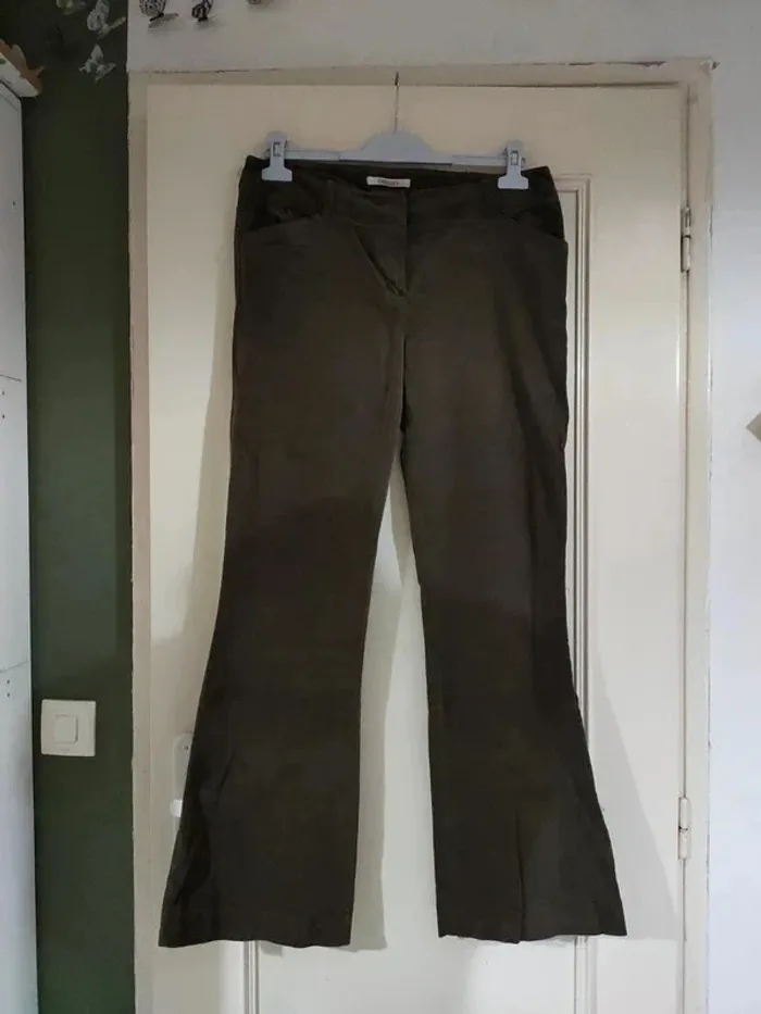 Pantalon velours marron - photo numéro 3