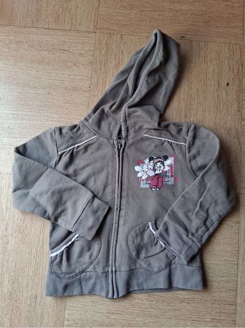 Veste manche longue capuche