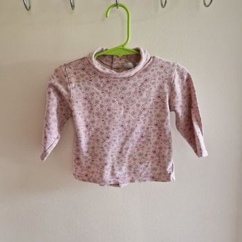 1 an sous pull rose clair