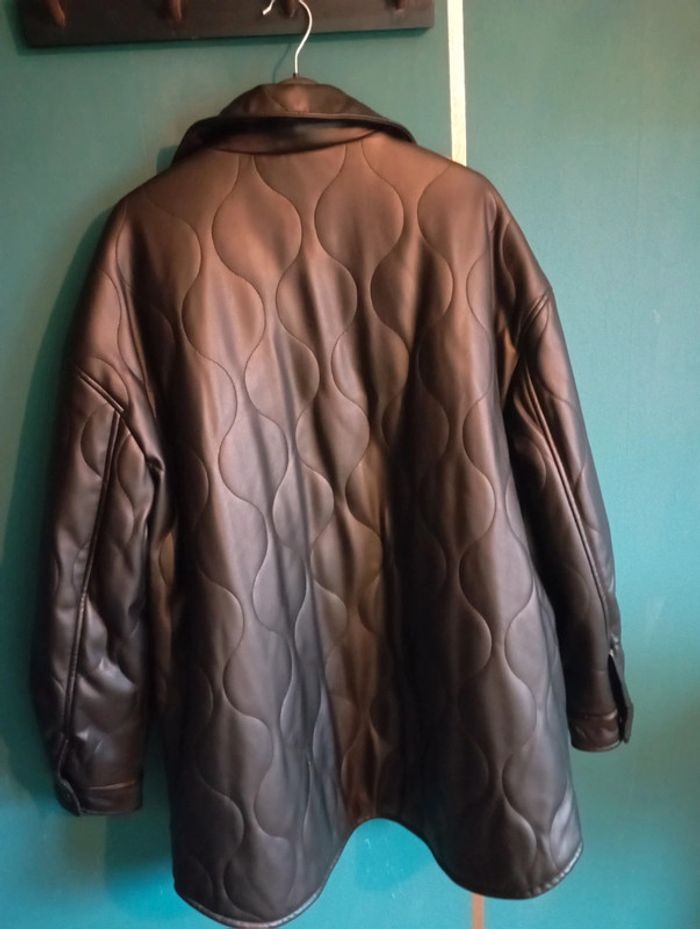 Veste femme simili cuir taille 46/48 - photo numéro 2
