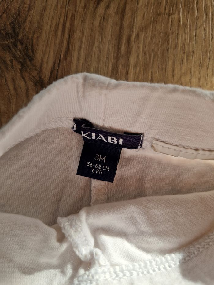 Legging short blanc - 3 mois - photo numéro 3