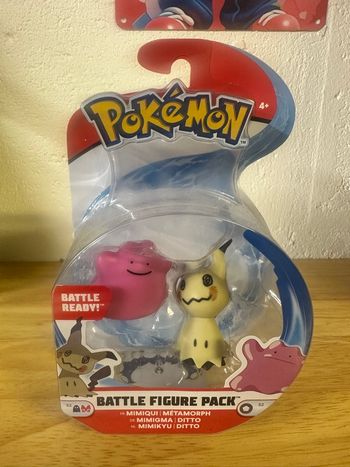 Pokémon figurines Mimiqui & Metamorph