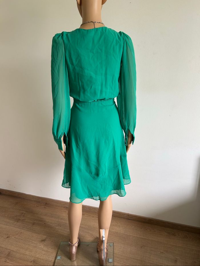 Robe verte neuve à manches longues Naf Naf taille 36 (valeur 70€) - photo numéro 6