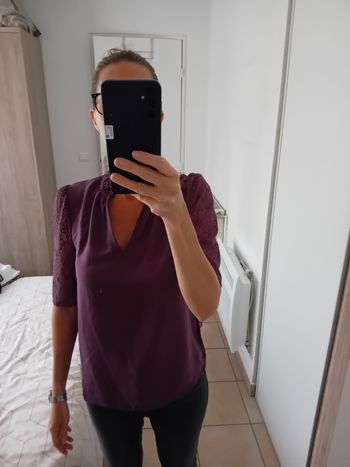 Blouse manches courtes Kiabi XS