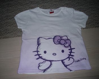 tee-shirt hello kitty 18 mois neuf