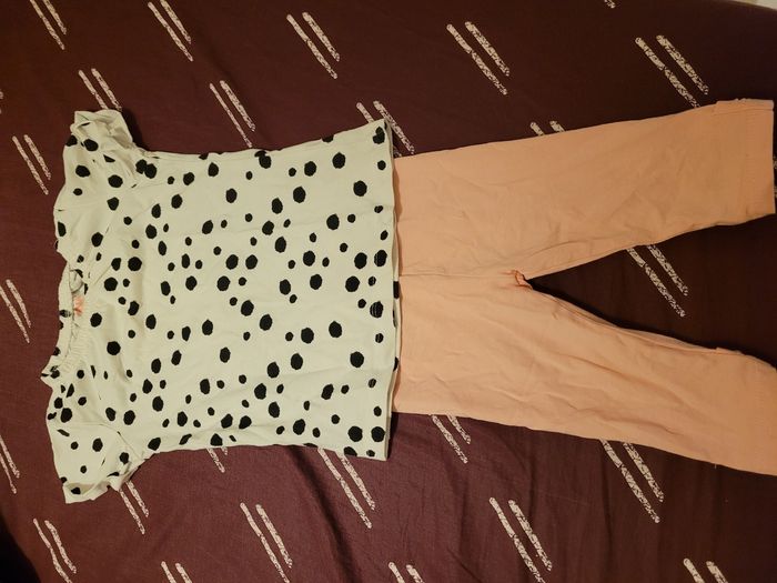 Ensemble Tee-shirt et pantacourt leggings