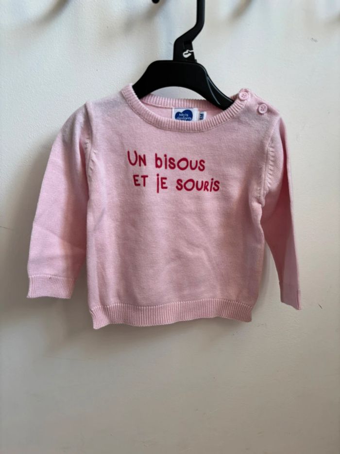 Pull léger rose 6 mois - photo numéro 2