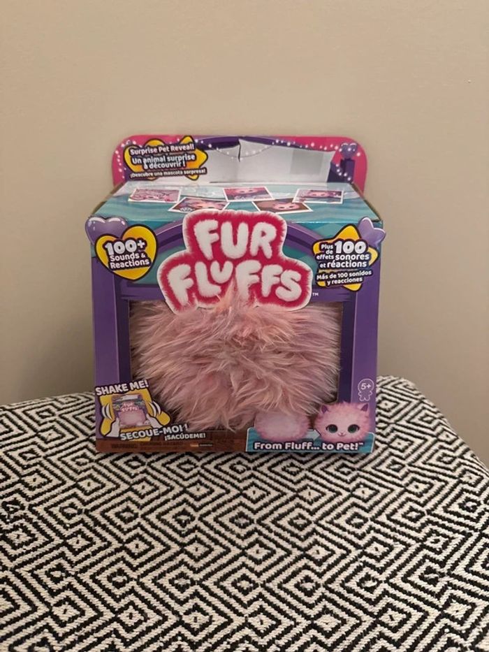Spin Master - FurFluffs Peluche interactive Chaton Rose