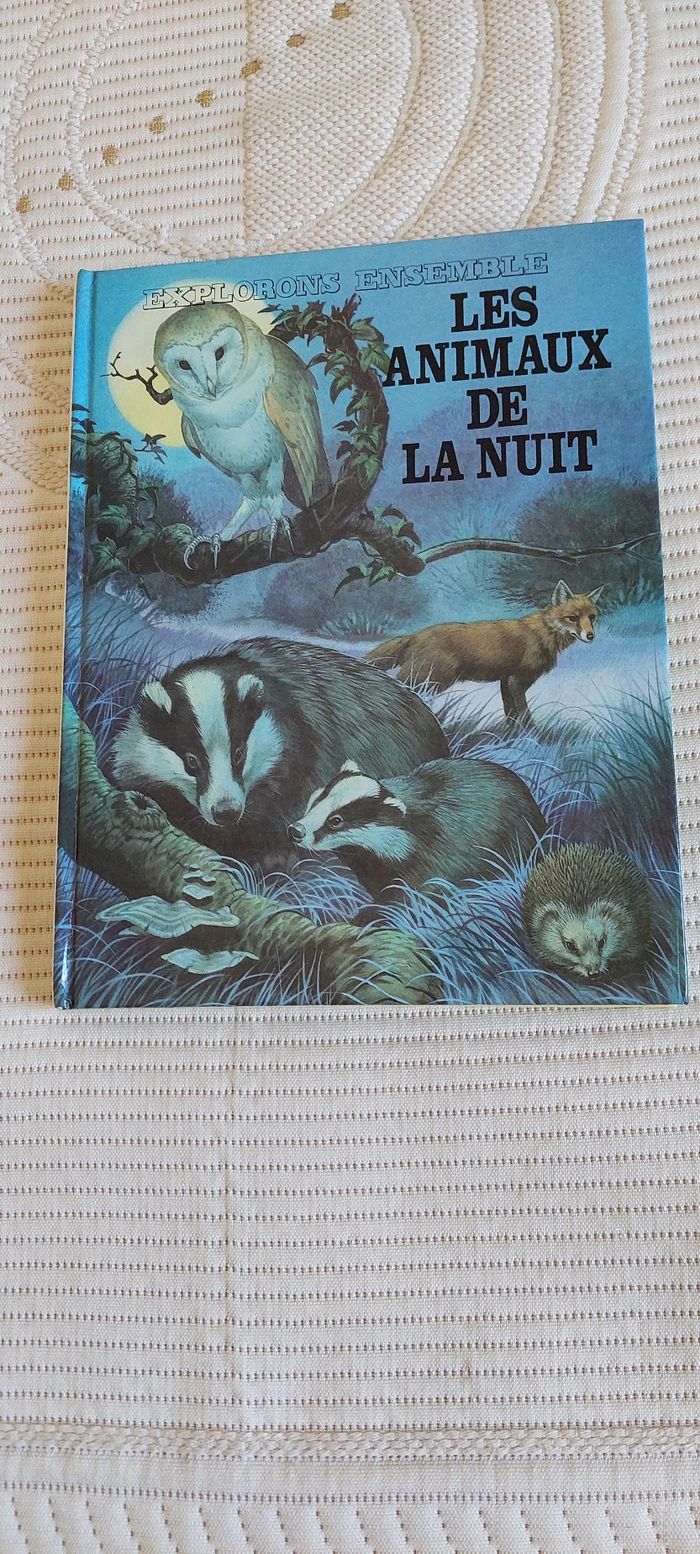 Livre enfant 'les animaux de la nuit'