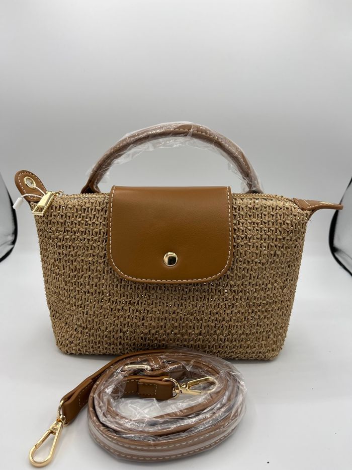 Sac à main bandoulière paille - photo numéro 1