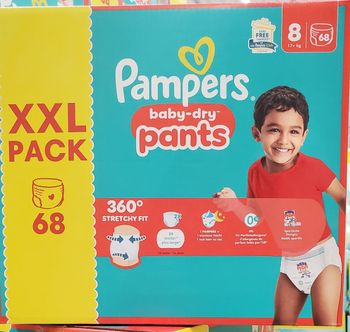Couches Culottes pampers taille 8, 68 Culottes.
