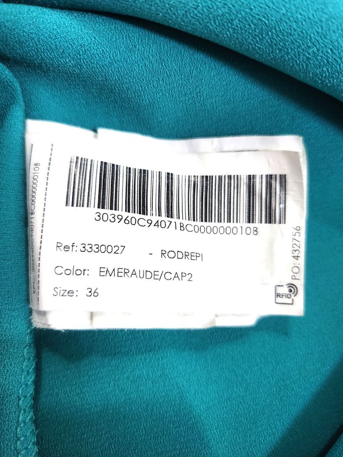 Robe Émeraude Cache Cache - Taille 36 - photo numéro 9