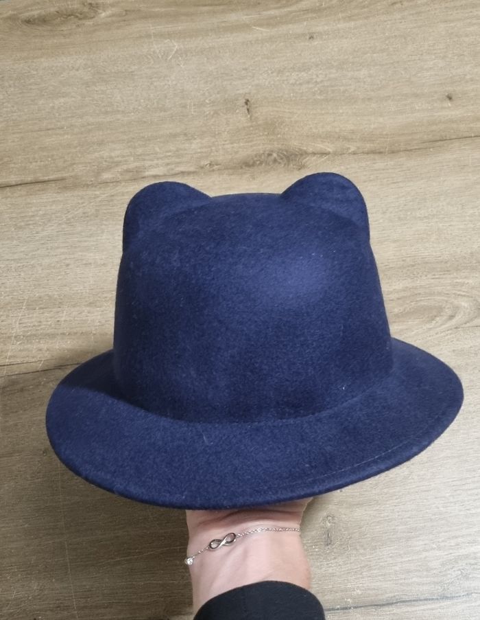 Chapeau oreilles en feutrine 2-3 ans - photo numéro 2