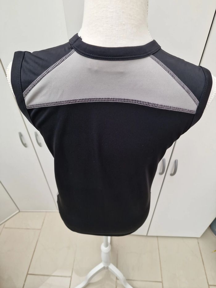 Debardeur De Sport Noir Et Gris Kariban - photo numéro 5