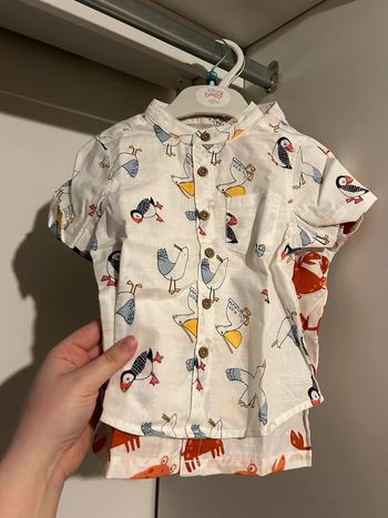 Chemise manche courte 9-12 mois