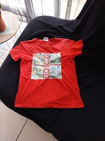 Tee-shirt  transformers 10 ans