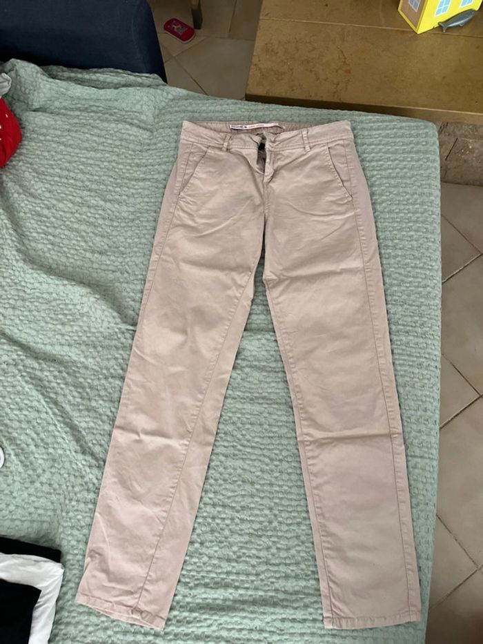 Pantalon rose poudré