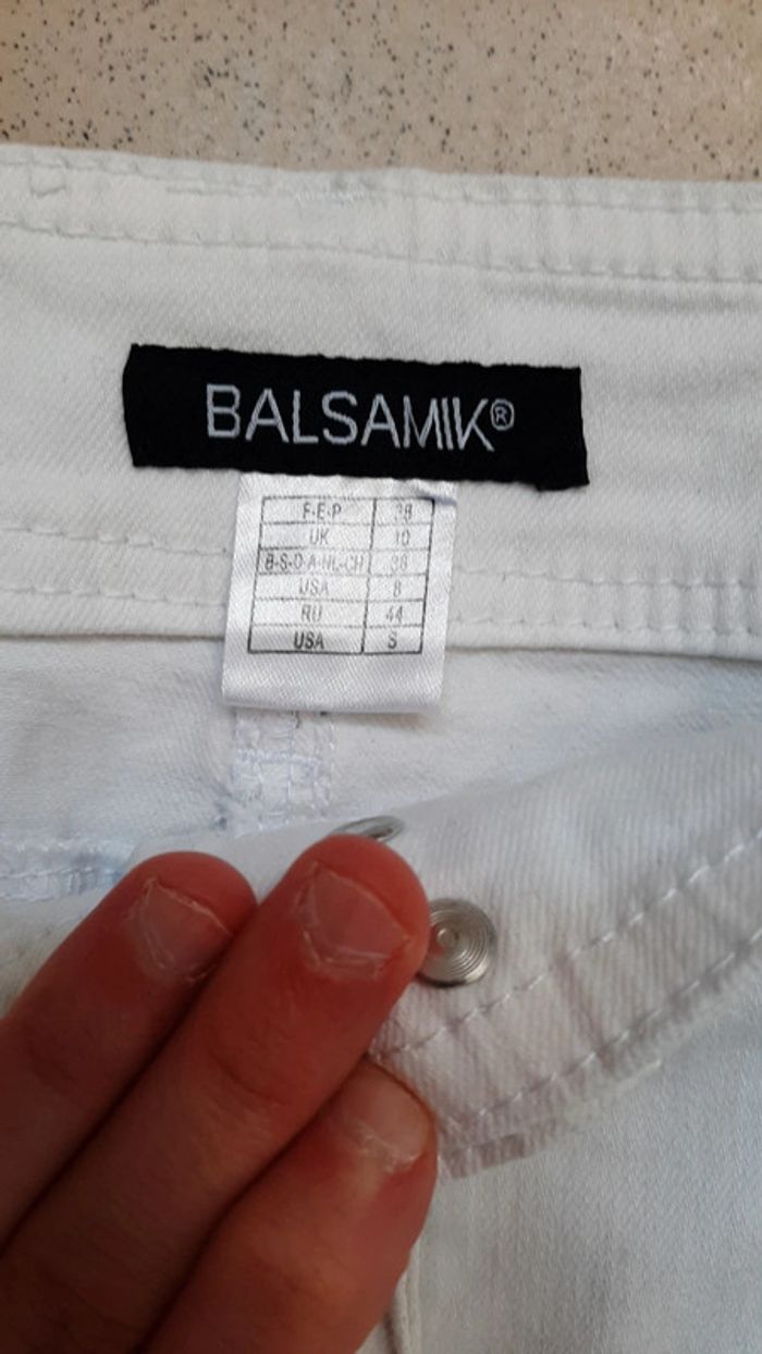 Jean blanc femme taille 38 - photo numéro 3
